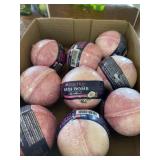 9 bath bombs. Tree Hut.  Moroccan Rose