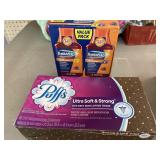 Cold & flu lot. Puffs tissue. 62ct. Theraflu