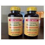 2 bottle Evening Primrose Oil. 60 softgels/
