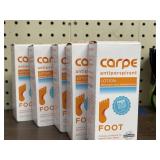 5ct. Carpe.  Foot deodorant.