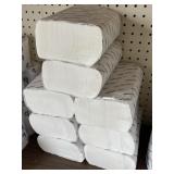 8 pkgs. Highmark.  Folded paper towels. White