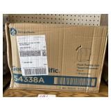 Push Paddle Roll Towel Dispenser. Black.