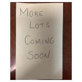 More Lots Coming Soon!