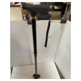 Adjustable cane.