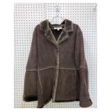 Size XL FUR Womens Brown Coat