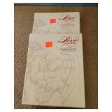 2 Cnt Longaberger Pottery Angel Series Cookie