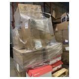Skid of Supplies Sanitary Napkins, Office Depot,