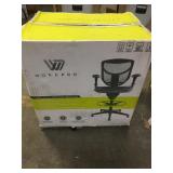 Work Pro Black Mesh Extended Height Mid Back