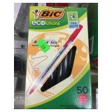 Qty 2 Boxes Ecolutions Red Pens