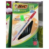 Qty 2 BIC Ecolutions Red Pens