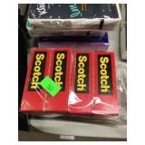 Qty 4 Boxes Transparent Scotch Tape