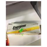 Box of Energizer 9V batteries