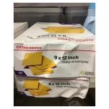 Qty 2 Boxes 9x12 Clasp Envelopes