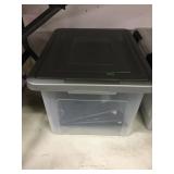 Letter/Legal File Box with 3-Ring Binders and