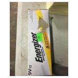 Box of Energizer 9V Batteries
