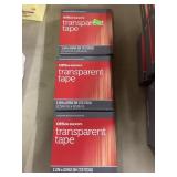 3 Boxes Office Depot Transparent Tape