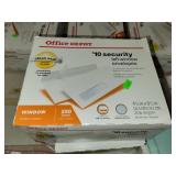 Box of #10 Security  Left Window Envelopes
