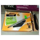 Open Box of Bic Pens