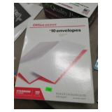 500 Cnt Standard Envelopes  4 1/8 x 9 1/2 Inch