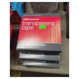 3 Cnt Transparent Tape 1 Inch x 2592 Inch