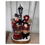 Caroling Christmas Family Decor