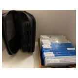 Zip up CD carry case & individual cases.