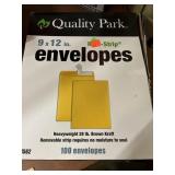 9x12 brown craft envelopes. 100ct.