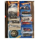 10 Hot Wheels Collectable cars. In pkgs.