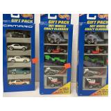 3 - 5 pc HotWheels gift packs.