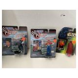 Lot of 3 figurines. 2 Starting Line Up Winners