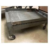 Tray on wheels.  12x18x8in high