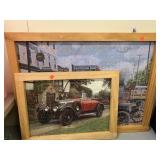 2 frames car puzzles