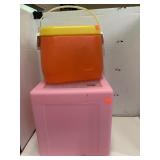 Little Tikes toy cooler and thermos, and stool