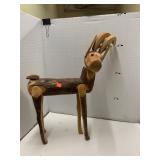 Wooden reindeer decor