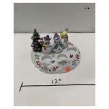 Snowbell tealight/pillar holder