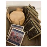 3 sets coasters