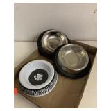 3 pet bowls
