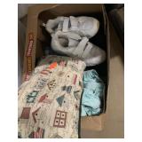 Pillow, shoes, misc clothes