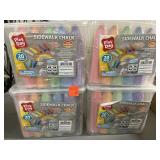 4 Boxes of Sidewalk Chalk/20pcs Per Box