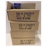 4 boxes Lefton Lighthouse Ornaments 4 Per Box