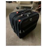 Travel case with wheel s