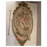 Angel figurine wall decor