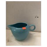 Blue pitcher
