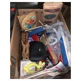 Notebook, coin purse, misc