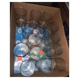 15 Christmas glass cups