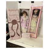 2 Ct. Porcelain? Grimson Collection Doll, Rose