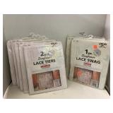 7 Ct. Sunflower Lace Swag/Tiers