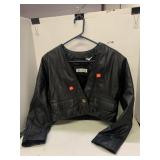 Evan Davies leather jacket size 8