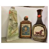 3 Jim Beam Decanters.