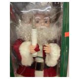 Animated Santa. 25in tall. Works.